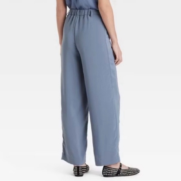 A New Day Women's High-Rise Satin Side Striped Straight Trousers - size 6 - Picture 6 of 6